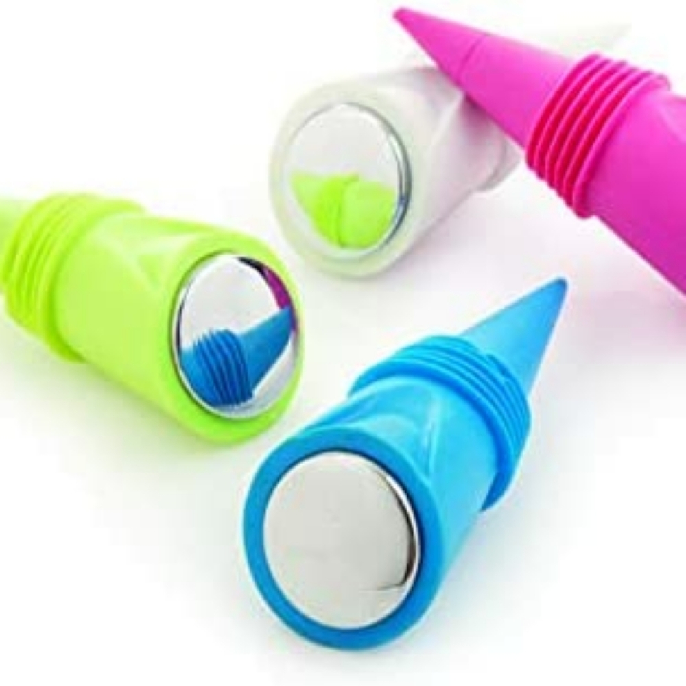NWT 2-Pack Silicone Bottle Stoppers